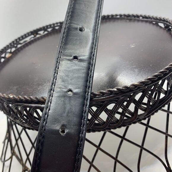 Wrangler Bonded Reversible Black/Brown Leather Belt   Size 28 - Picture 4 of 5